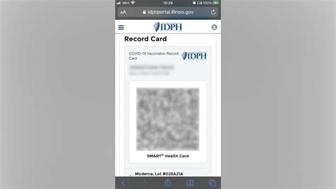 illinois department of health smart card|Illinois adopts QR code to verify vaccinat.